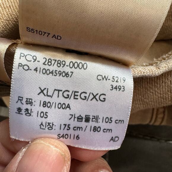 Levi’s Premium WaterLess Cotton Hemp Trucker Jacket Khaki XL - Picture 6 of 11